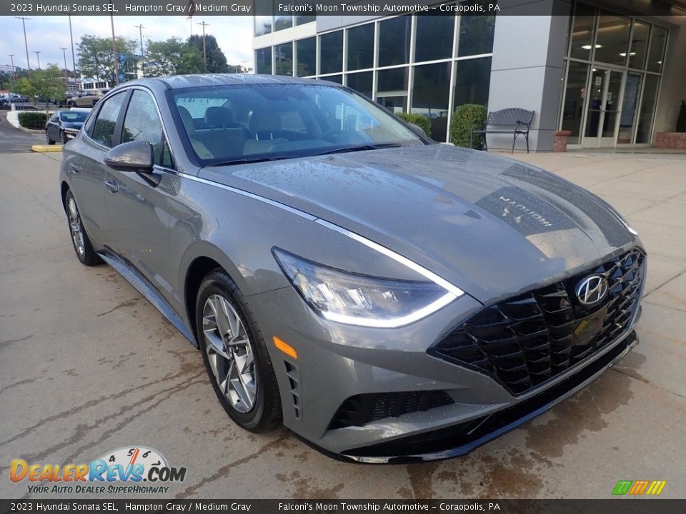 2023 Hyundai Sonata SEL Hampton Gray / Medium Gray Photo #8