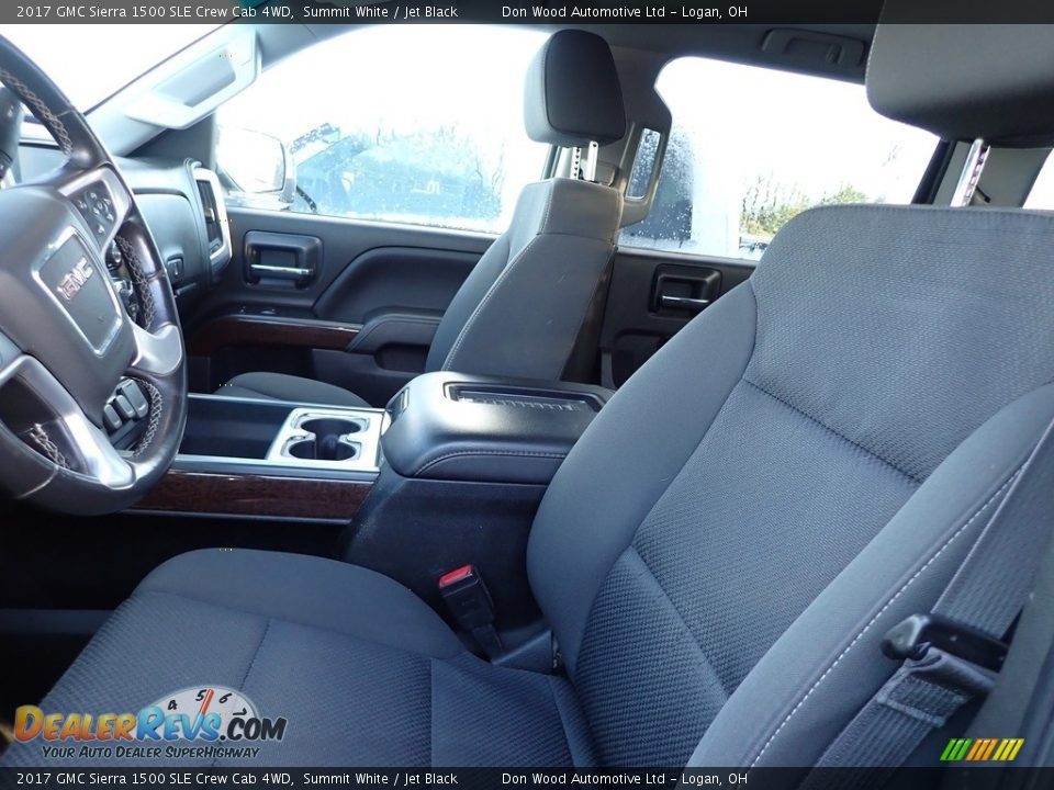 2017 GMC Sierra 1500 SLE Crew Cab 4WD Summit White / Jet Black Photo #10