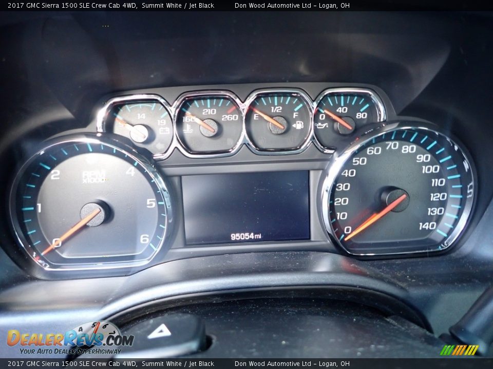 2017 GMC Sierra 1500 SLE Crew Cab 4WD Summit White / Jet Black Photo #11