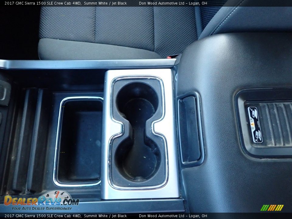 2017 GMC Sierra 1500 SLE Crew Cab 4WD Summit White / Jet Black Photo #14