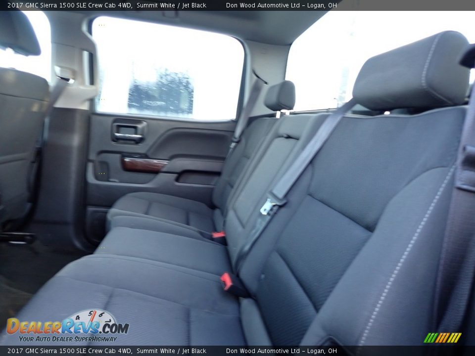 2017 GMC Sierra 1500 SLE Crew Cab 4WD Summit White / Jet Black Photo #17