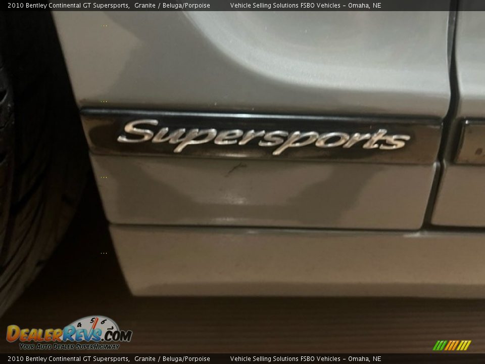 2010 Bentley Continental GT Supersports Granite / Beluga/Porpoise Photo #18