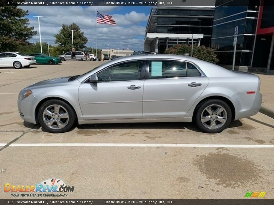 2012 Chevrolet Malibu LT Silver Ice Metallic / Ebony Photo #2