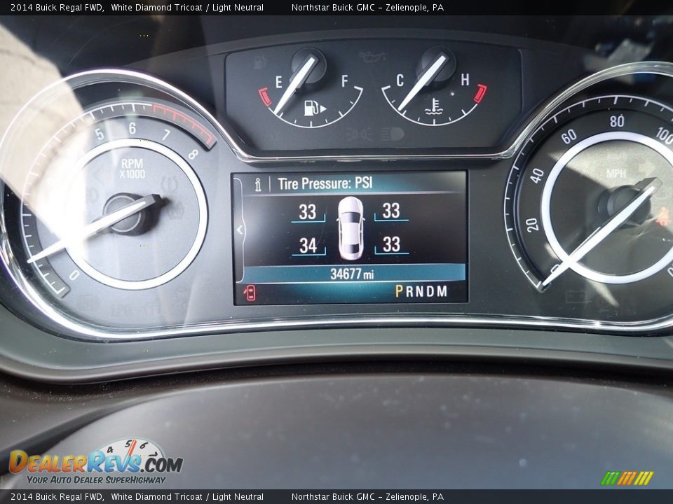 2014 Buick Regal FWD Gauges Photo #24