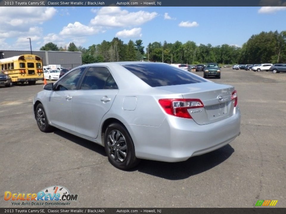 2013 Toyota Camry SE Classic Silver Metallic / Black/Ash Photo #4