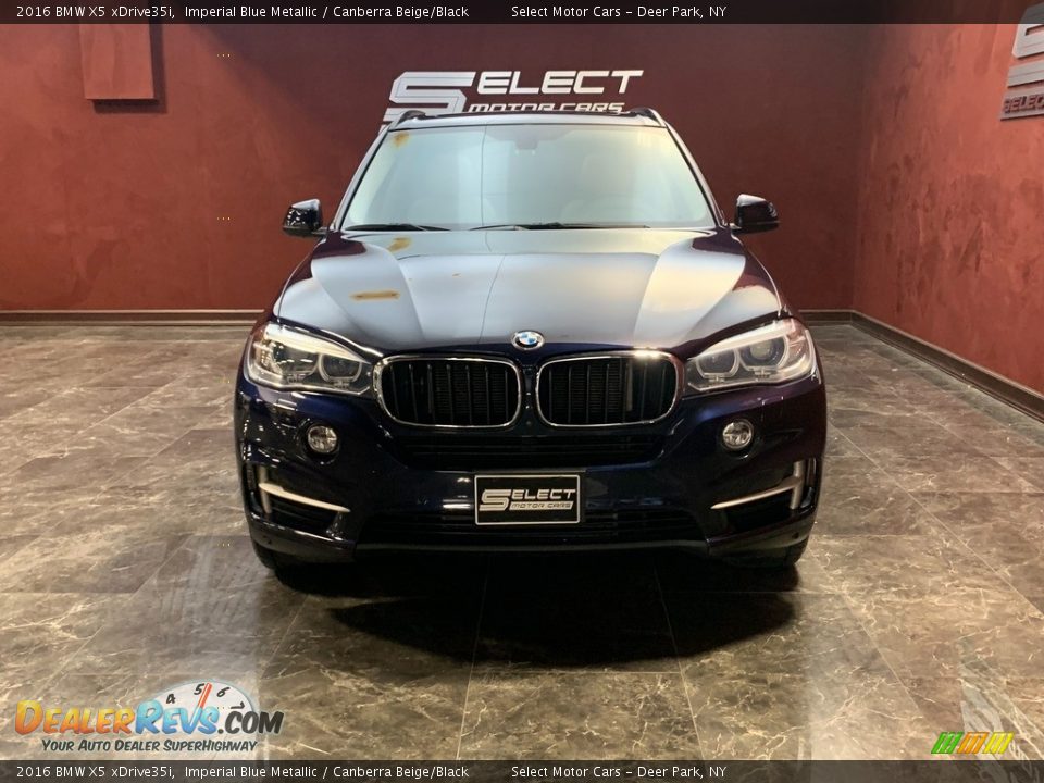 2016 BMW X5 xDrive35i Imperial Blue Metallic / Canberra Beige/Black Photo #2