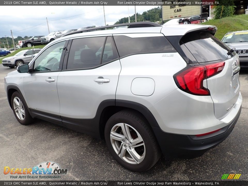 2019 GMC Terrain SLE AWD Quicksilver Metallic / Medium Ash Gray Photo #3