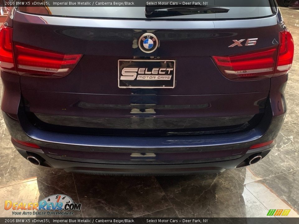 2016 BMW X5 xDrive35i Imperial Blue Metallic / Canberra Beige/Black Photo #5