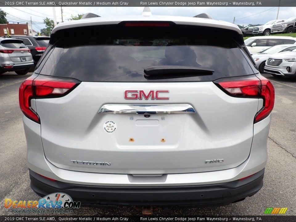 2019 GMC Terrain SLE AWD Quicksilver Metallic / Medium Ash Gray Photo #4