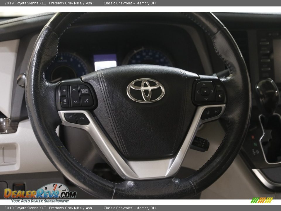 2019 Toyota Sienna XLE Predawn Gray Mica / Ash Photo #7