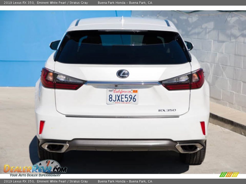 2019 Lexus RX 350 Eminent White Pearl / Stratus Gray Photo #9