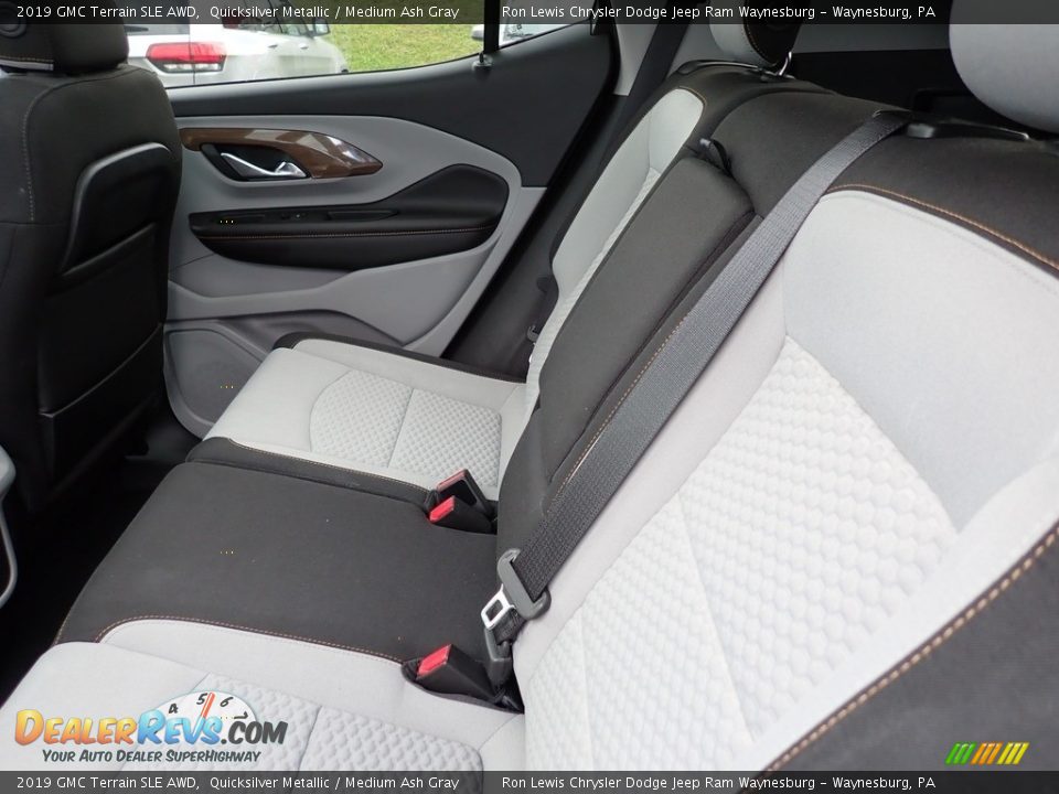 Rear Seat of 2019 GMC Terrain SLE AWD Photo #12