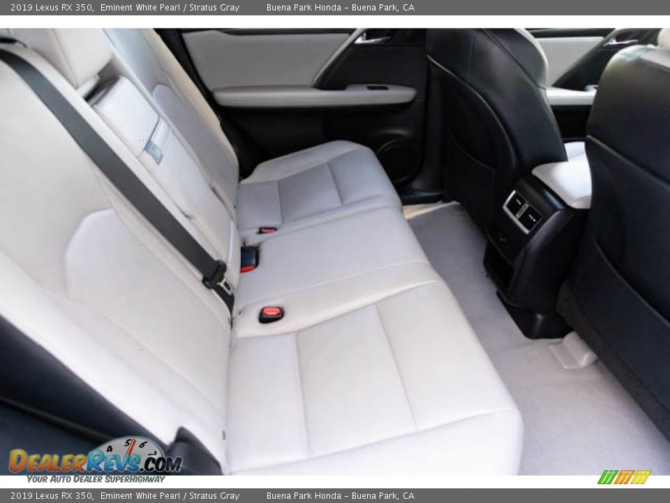 2019 Lexus RX 350 Eminent White Pearl / Stratus Gray Photo #21