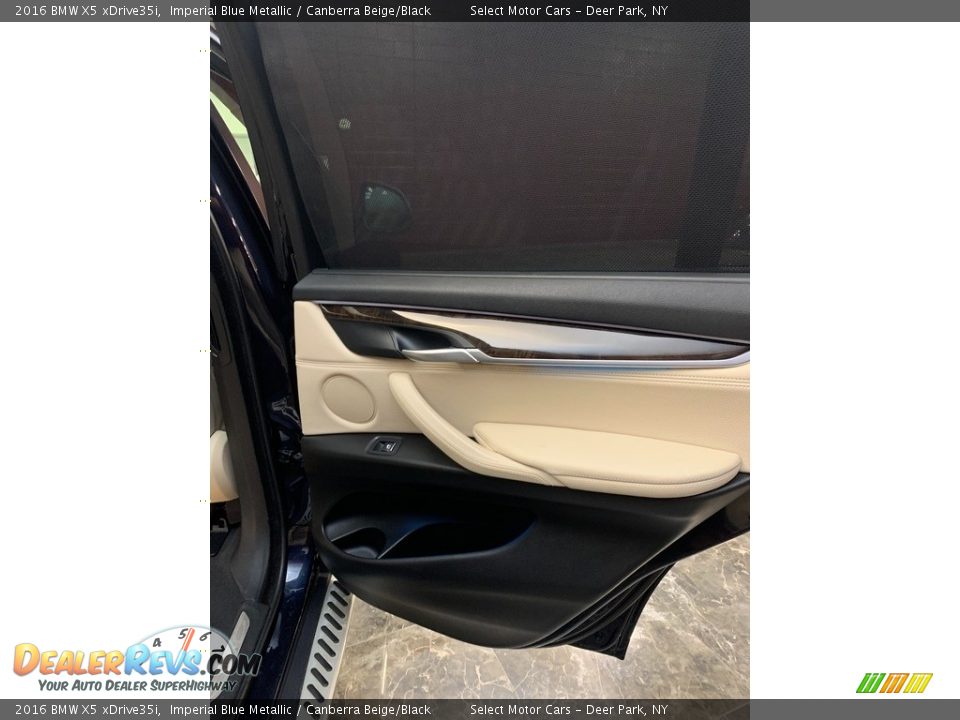 2016 BMW X5 xDrive35i Imperial Blue Metallic / Canberra Beige/Black Photo #17
