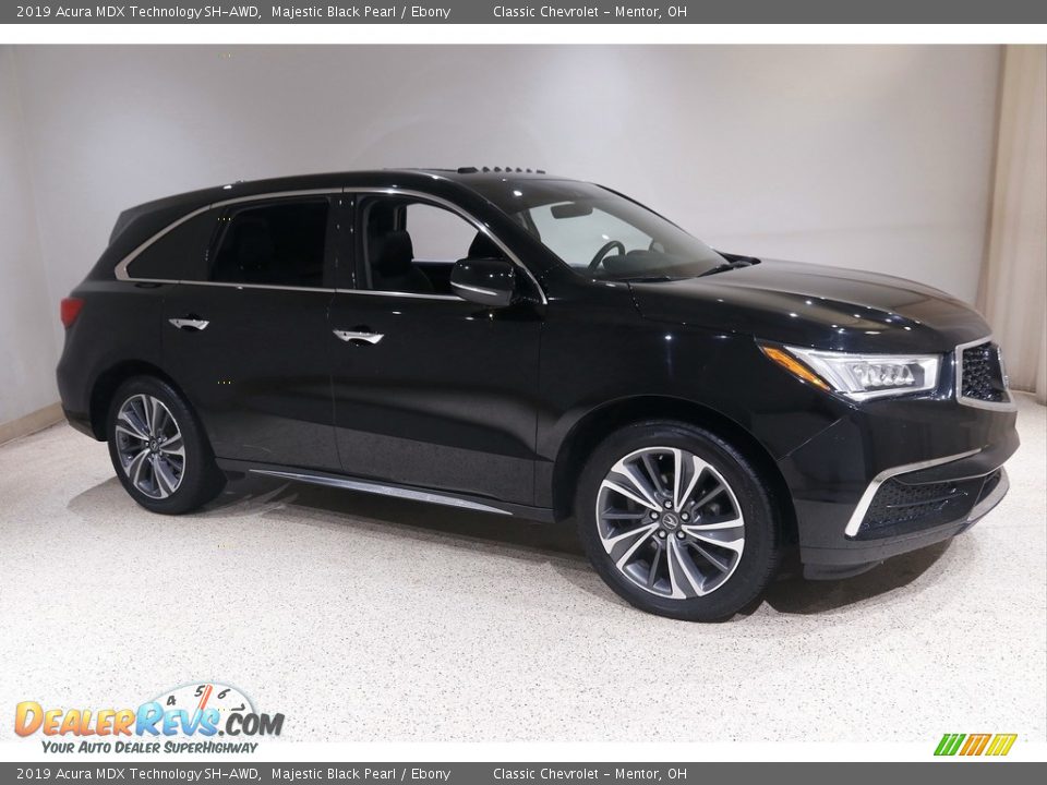 2019 Acura MDX Technology SH-AWD Majestic Black Pearl / Ebony Photo #1