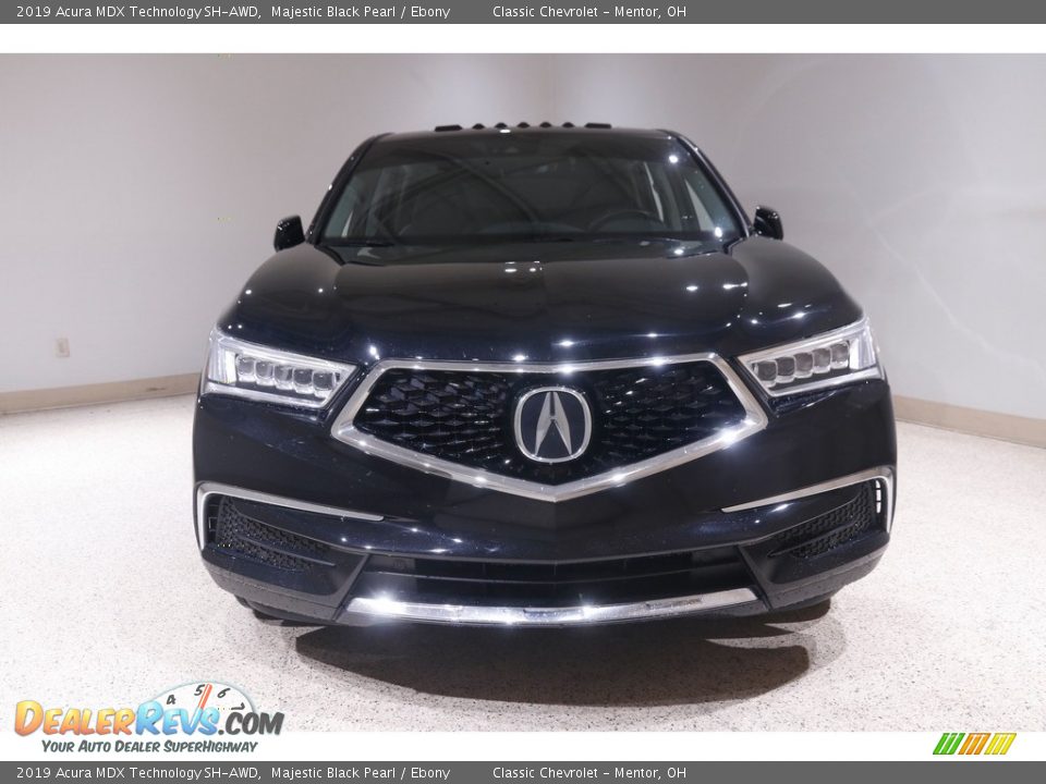 2019 Acura MDX Technology SH-AWD Majestic Black Pearl / Ebony Photo #2