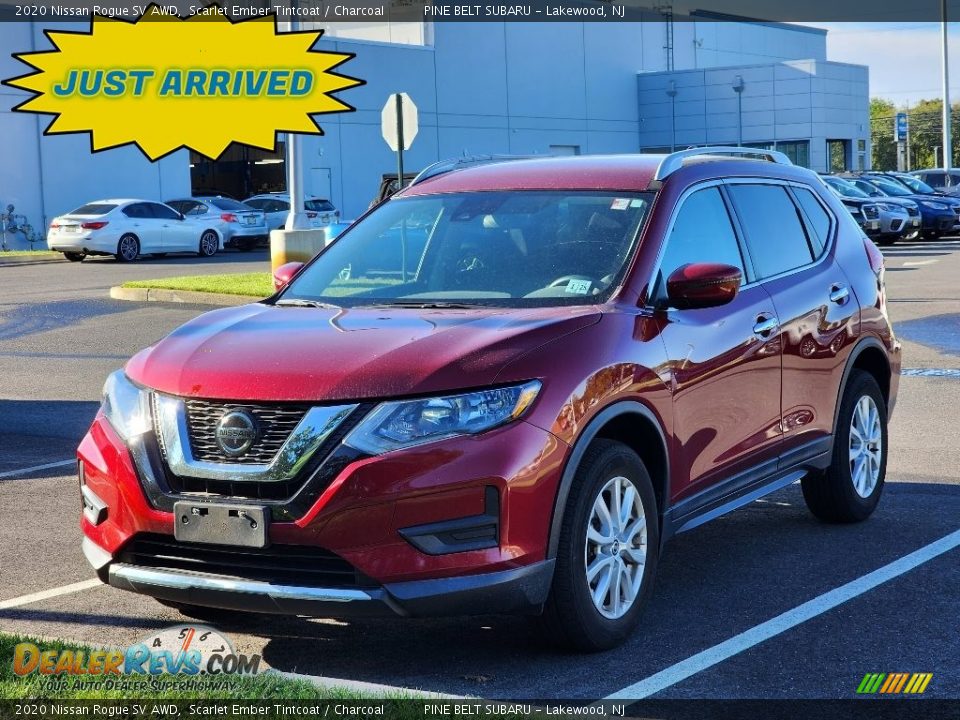 2020 Nissan Rogue SV AWD Scarlet Ember Tintcoat / Charcoal Photo #1