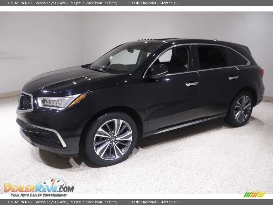 2019 Acura MDX Technology SH-AWD Majestic Black Pearl / Ebony Photo #3