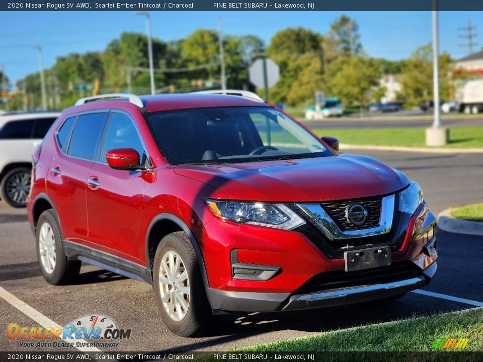 2020 Nissan Rogue SV AWD Scarlet Ember Tintcoat / Charcoal Photo #4