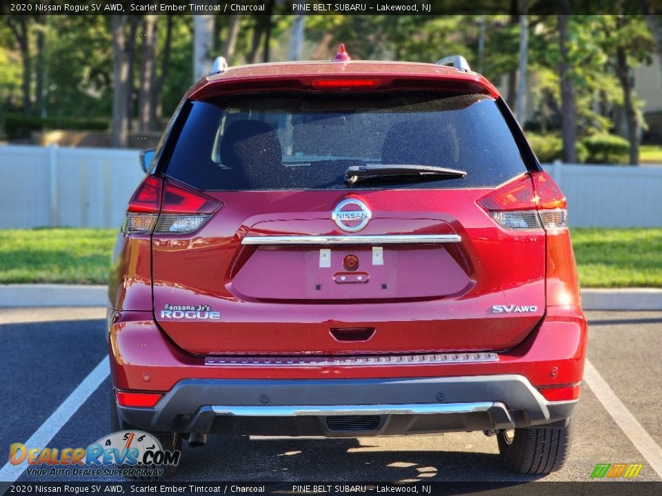 2020 Nissan Rogue SV AWD Scarlet Ember Tintcoat / Charcoal Photo #8