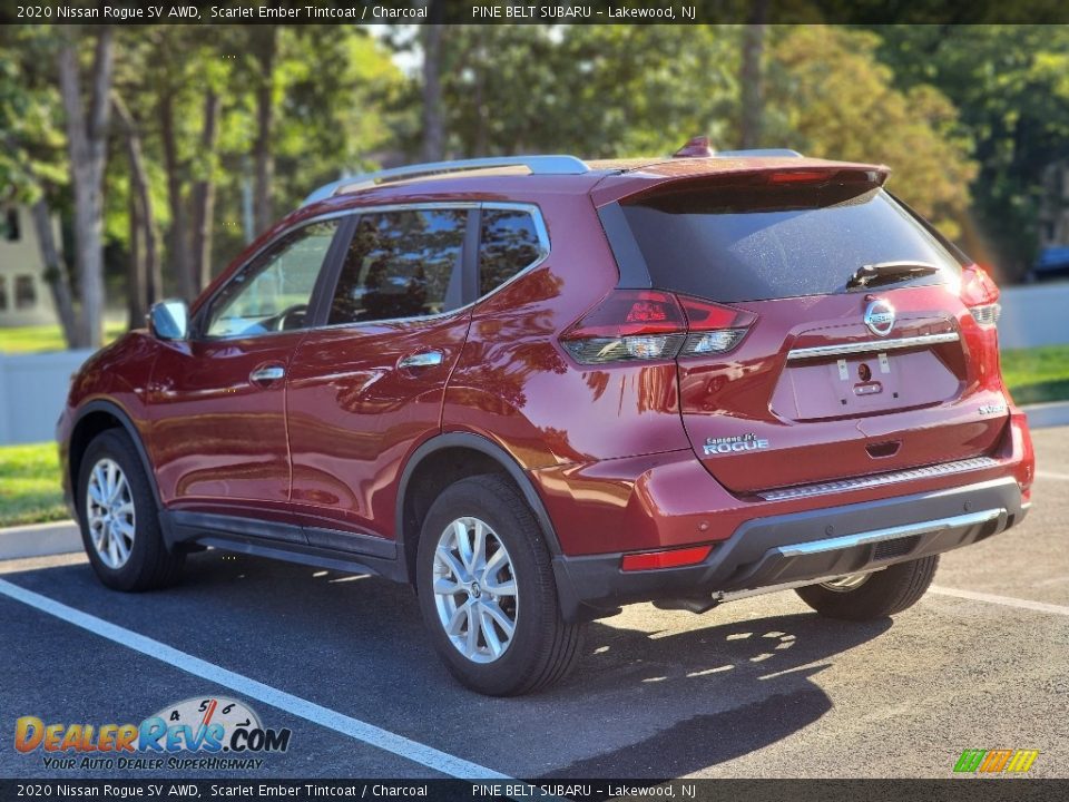 2020 Nissan Rogue SV AWD Scarlet Ember Tintcoat / Charcoal Photo #9