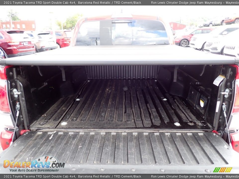 2021 Toyota Tacoma TRD Sport Double Cab 4x4 Barcelona Red Metallic / TRD Cement/Black Photo #5