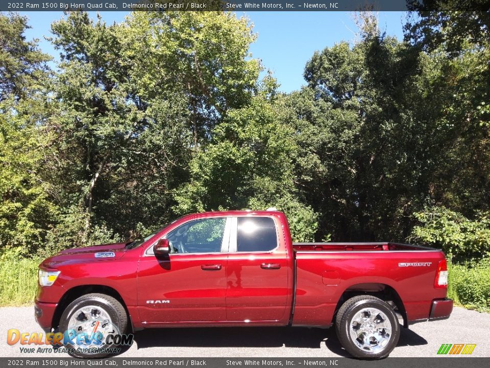 Delmonico Red Pearl 2022 Ram 1500 Big Horn Quad Cab Photo #1