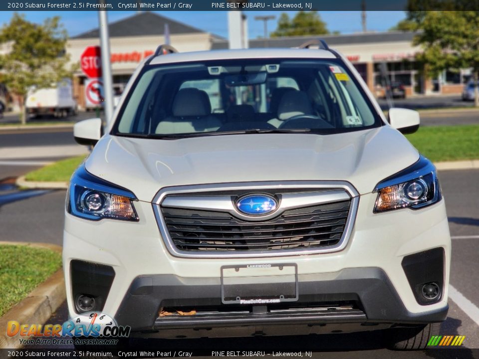 2020 Subaru Forester 2.5i Premium Crystal White Pearl / Gray Photo #3
