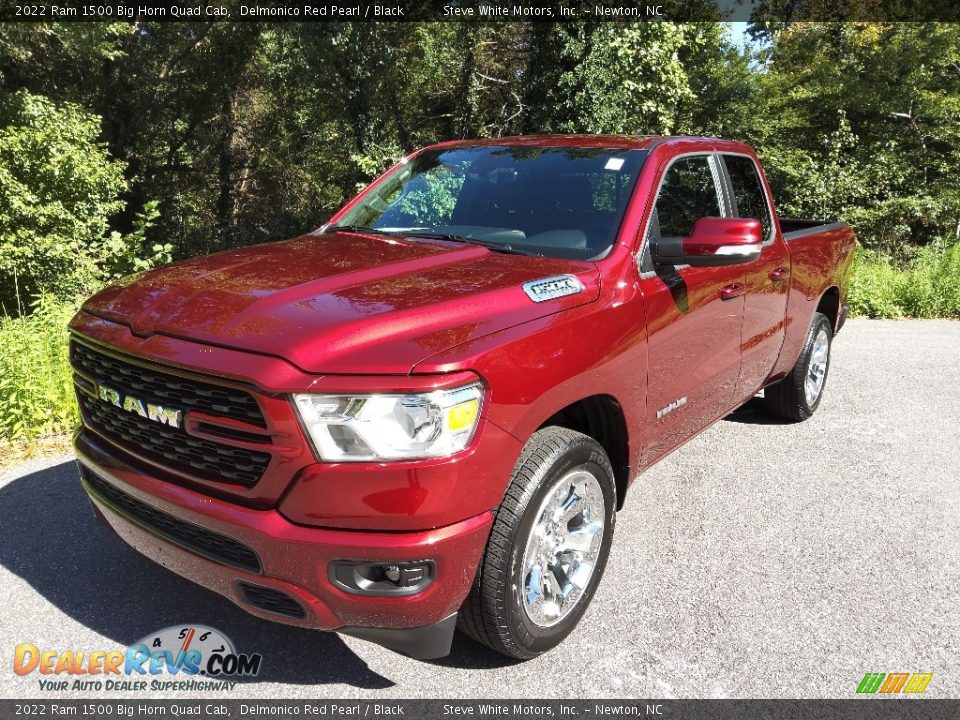 2022 Ram 1500 Big Horn Quad Cab Delmonico Red Pearl / Black Photo #2