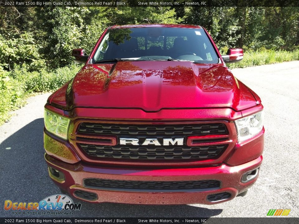 2022 Ram 1500 Big Horn Quad Cab Delmonico Red Pearl / Black Photo #3