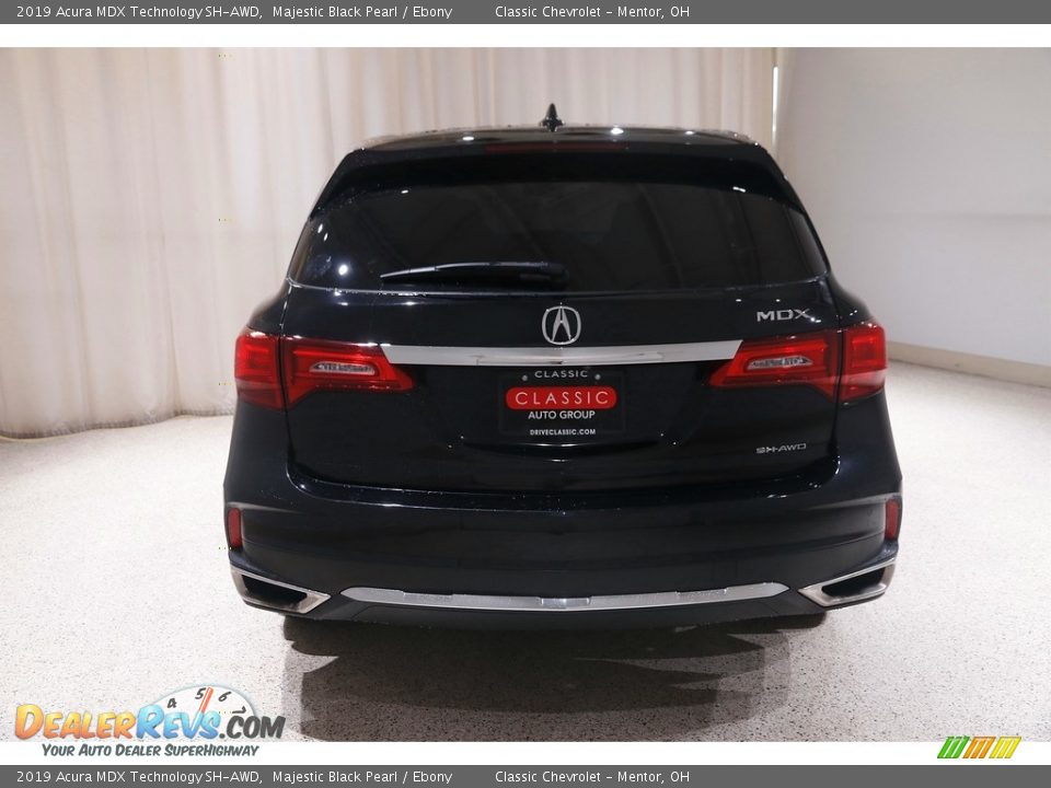 2019 Acura MDX Technology SH-AWD Majestic Black Pearl / Ebony Photo #22