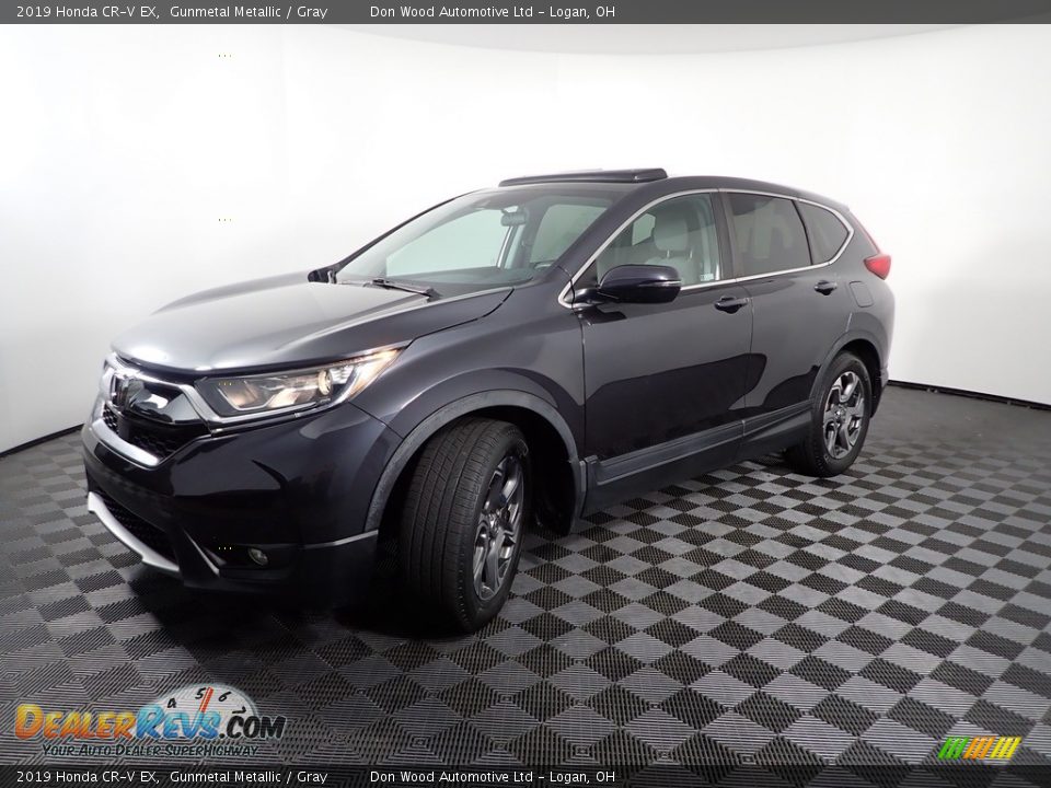 2019 Honda CR-V EX Gunmetal Metallic / Gray Photo #6