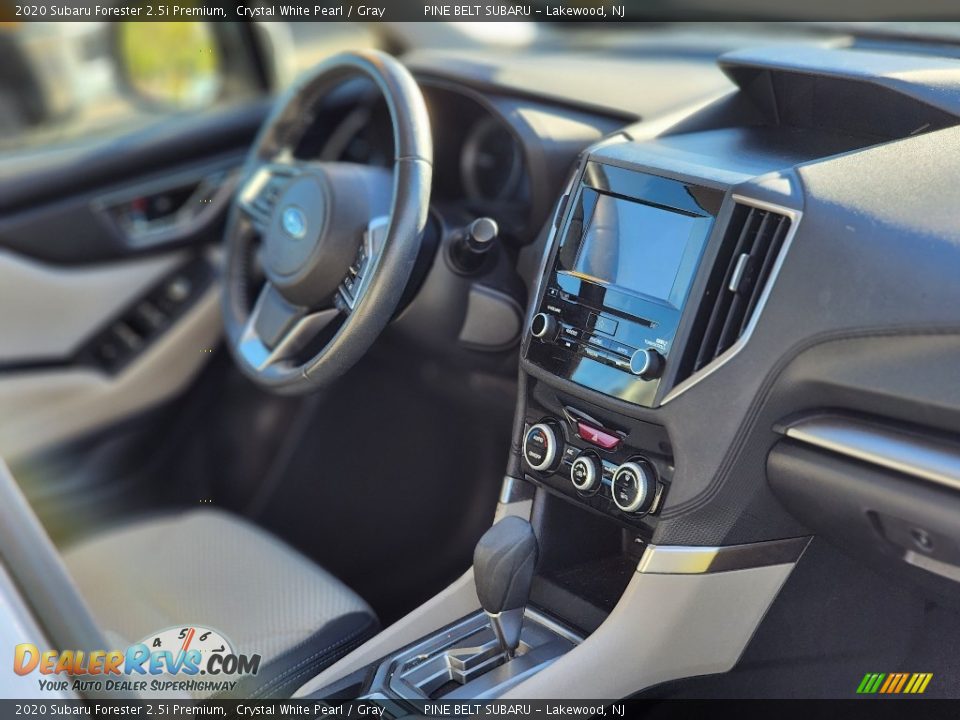 2020 Subaru Forester 2.5i Premium Crystal White Pearl / Gray Photo #7