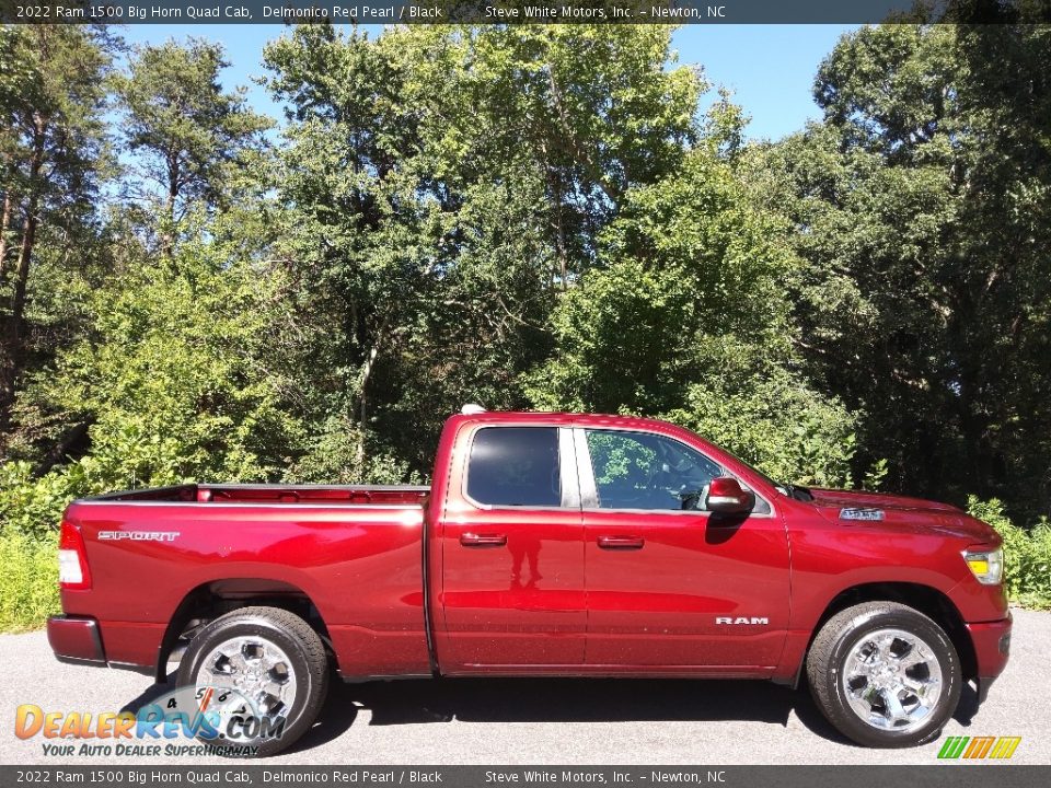 Delmonico Red Pearl 2022 Ram 1500 Big Horn Quad Cab Photo #5