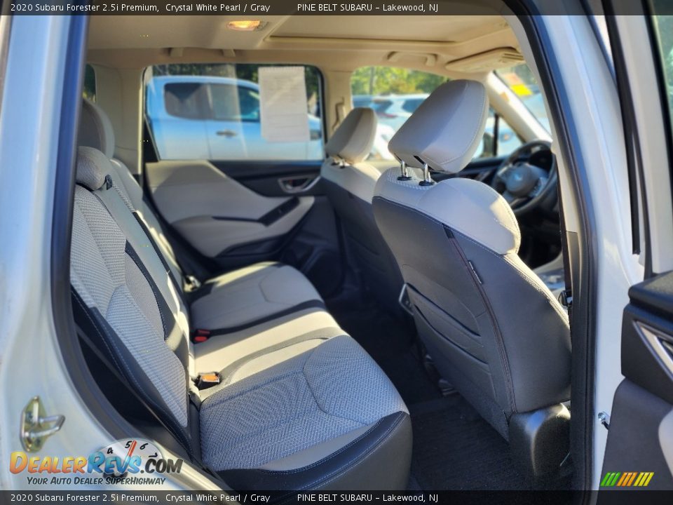 2020 Subaru Forester 2.5i Premium Crystal White Pearl / Gray Photo #8