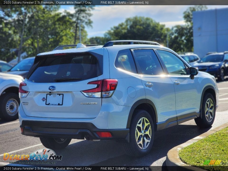 2020 Subaru Forester 2.5i Premium Crystal White Pearl / Gray Photo #9