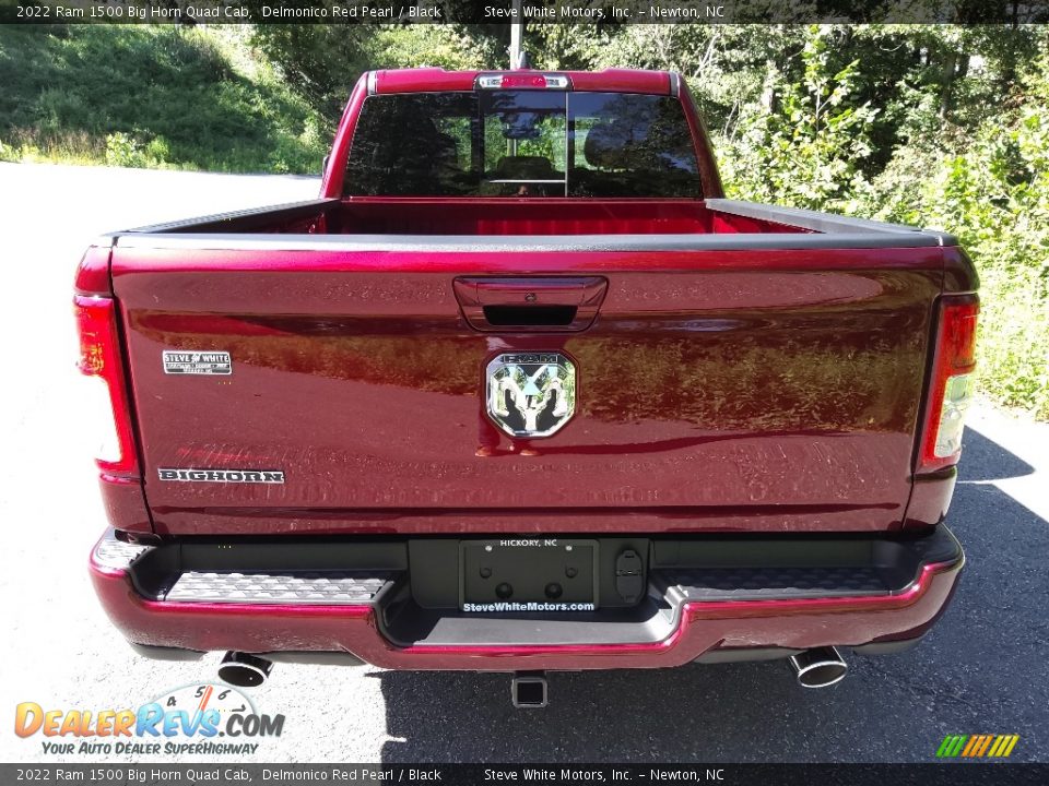 2022 Ram 1500 Big Horn Quad Cab Delmonico Red Pearl / Black Photo #7