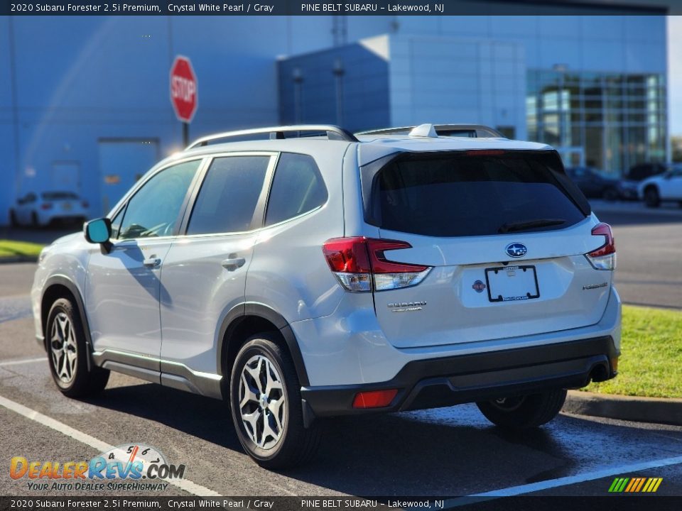 2020 Subaru Forester 2.5i Premium Crystal White Pearl / Gray Photo #11