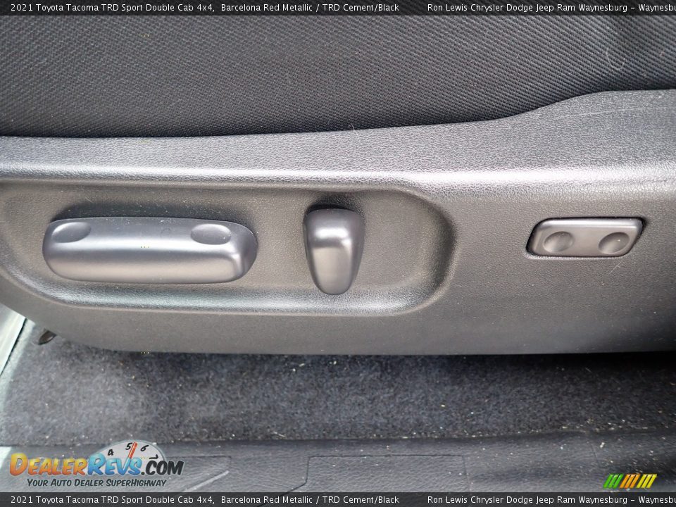 2021 Toyota Tacoma TRD Sport Double Cab 4x4 Barcelona Red Metallic / TRD Cement/Black Photo #16