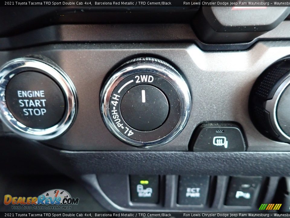 2021 Toyota Tacoma TRD Sport Double Cab 4x4 Barcelona Red Metallic / TRD Cement/Black Photo #17