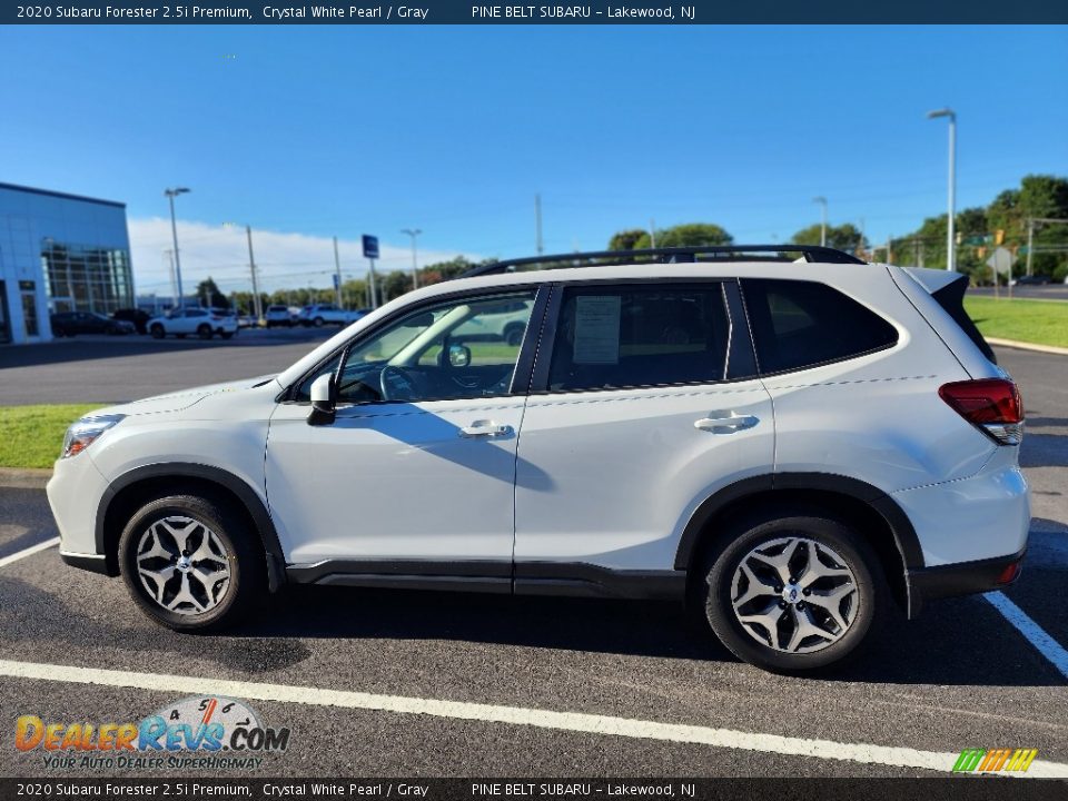 2020 Subaru Forester 2.5i Premium Crystal White Pearl / Gray Photo #12