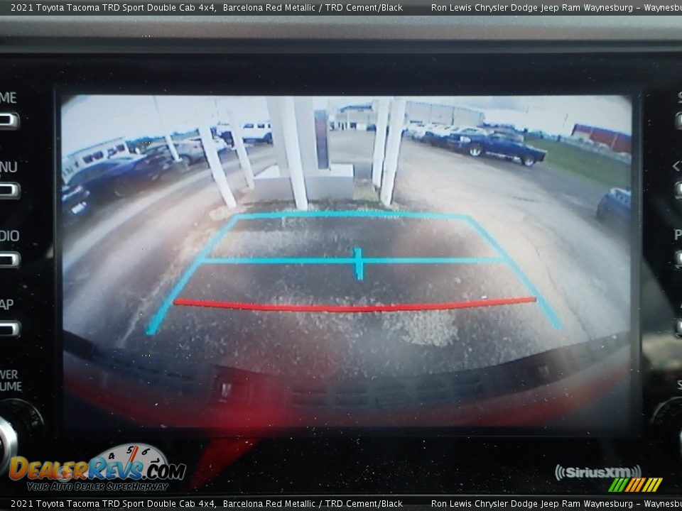 2021 Toyota Tacoma TRD Sport Double Cab 4x4 Barcelona Red Metallic / TRD Cement/Black Photo #18