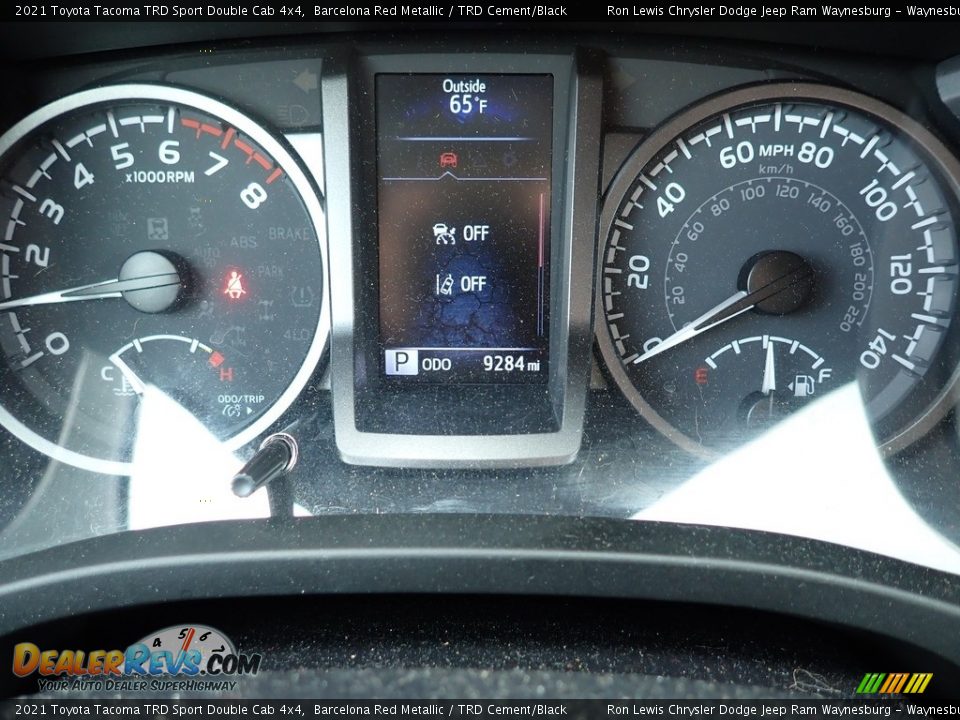 2021 Toyota Tacoma TRD Sport Double Cab 4x4 Barcelona Red Metallic / TRD Cement/Black Photo #20