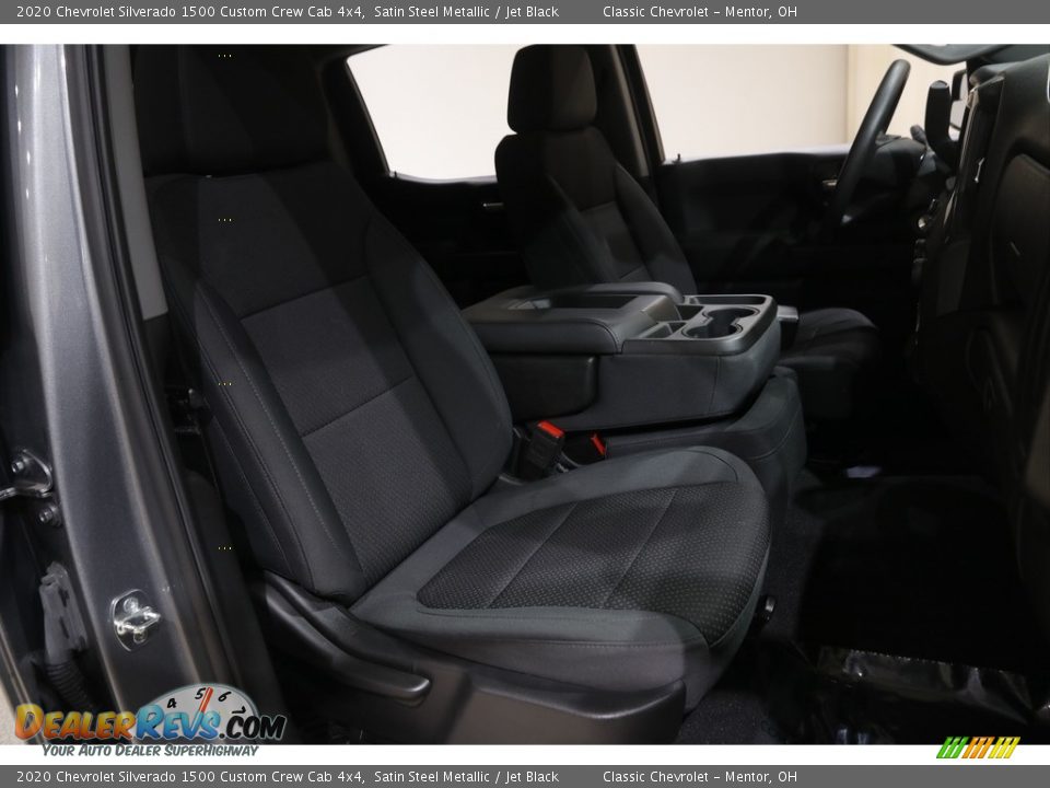 2020 Chevrolet Silverado 1500 Custom Crew Cab 4x4 Satin Steel Metallic / Jet Black Photo #15