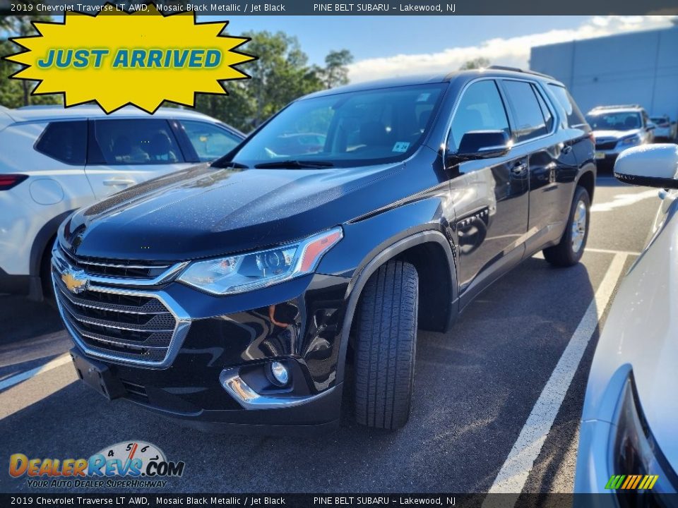 2019 Chevrolet Traverse LT AWD Mosaic Black Metallic / Jet Black Photo #1