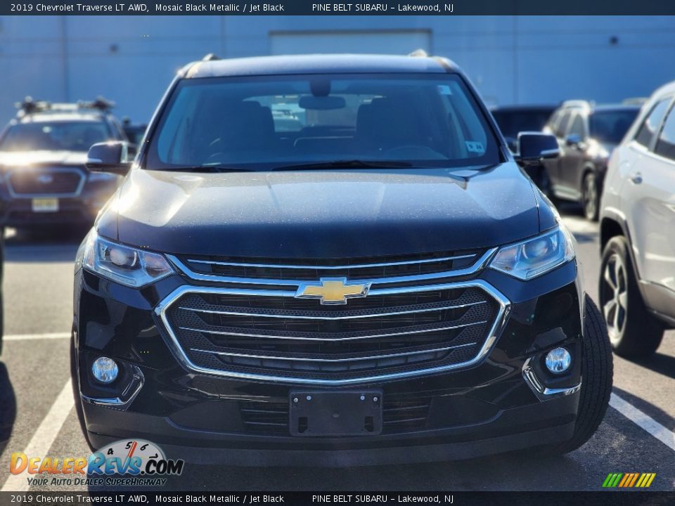 2019 Chevrolet Traverse LT AWD Mosaic Black Metallic / Jet Black Photo #2