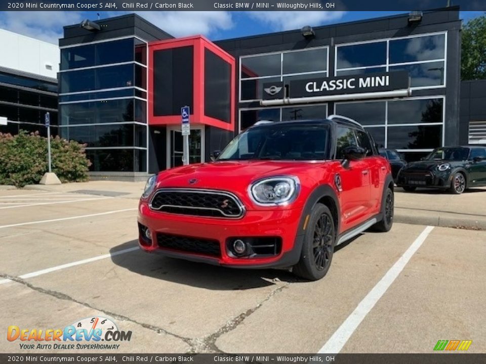 2020 Mini Countryman Cooper S All4 Chili Red / Carbon Black Photo #1