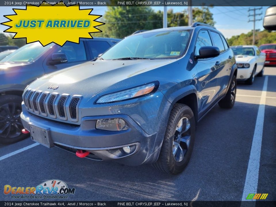 2014 Jeep Cherokee Trailhawk 4x4 Anvil / Morocco - Black Photo #1