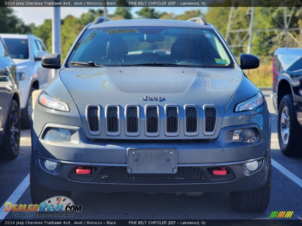 2014 Jeep Cherokee Trailhawk 4x4 Anvil / Morocco - Black Photo #3