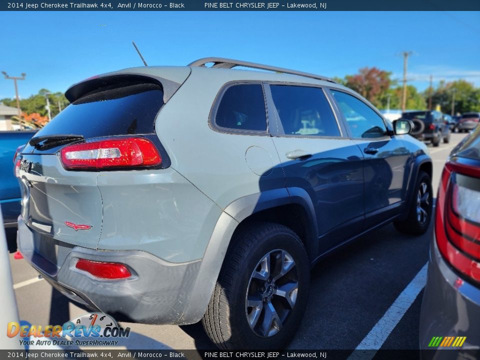 2014 Jeep Cherokee Trailhawk 4x4 Anvil / Morocco - Black Photo #5